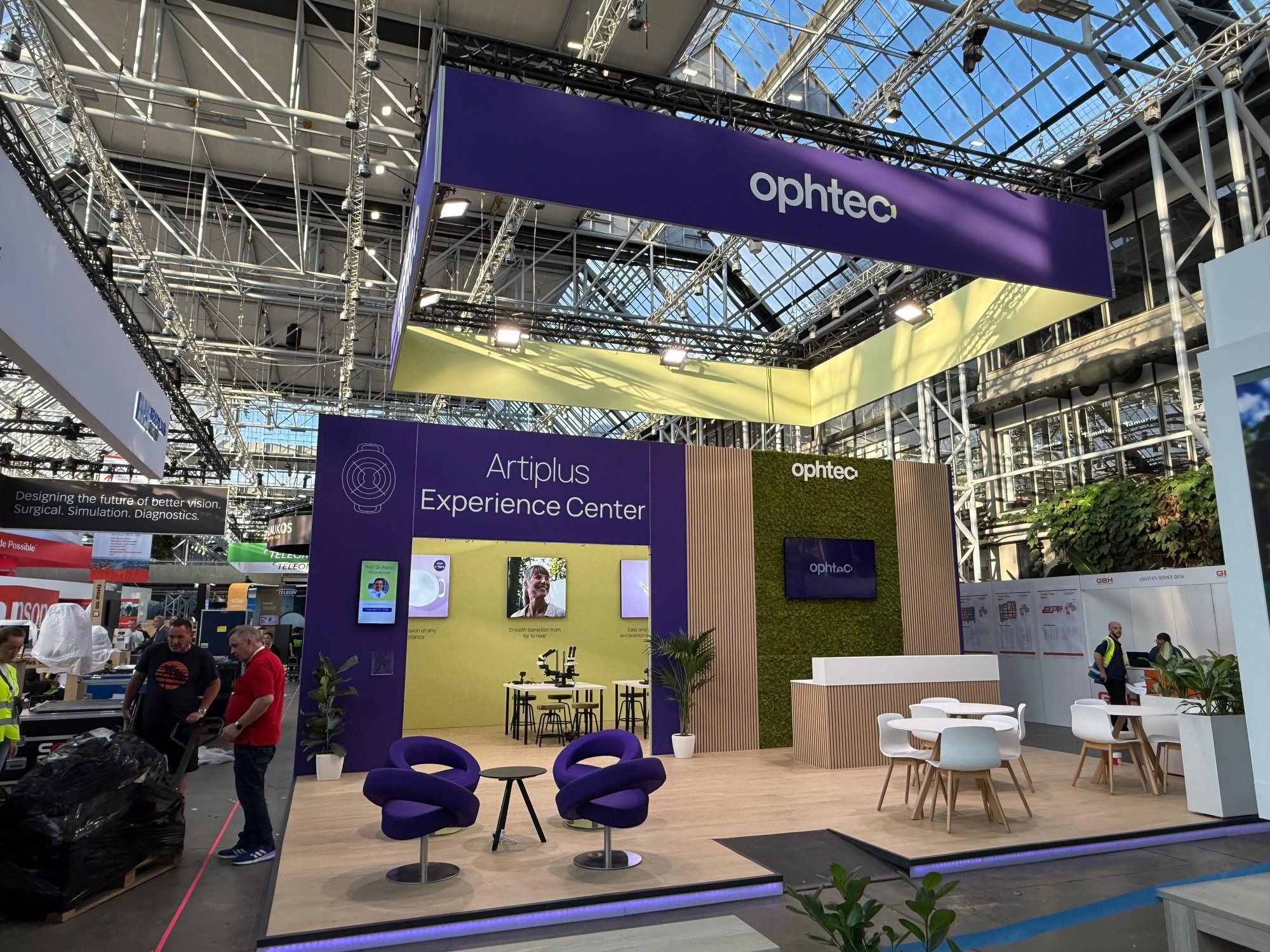 Bano stand production for Ophtec 